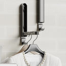 Axyaa Retractable Foldable Wall Mount Clothes Drying Rack - Punch-Free Holder