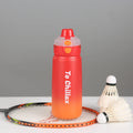 Axyaa Insulated Stainless Steel Water Bottle with Double Spout & Spring Lid