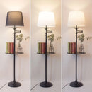 Axyaa Wooden Vertical Floor Lamp for Home Living Room Study Bedroom