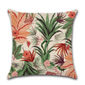 Axyaa Tropical Rainforest Plant Throw Pillow Cover 45x45cm