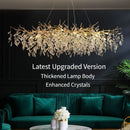 Axyaa Luxury Villa Crystal Pendant Chandelier.