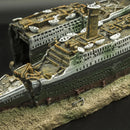 Axyaa Titanic Shipwreck Resin Aquarium Ornament 38cm.