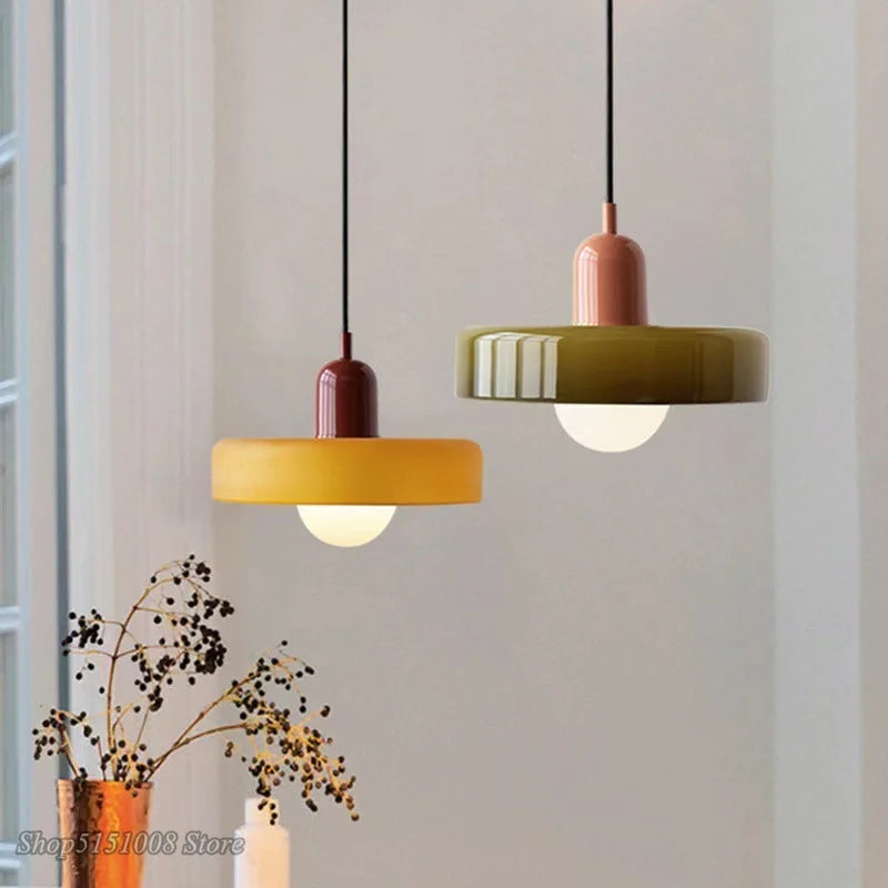 Axyaa Nordic Red Chandelier for Dining and Bedroom