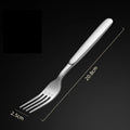 Axyaa Stainless Steel Western Fork for Adults, Perfect for Fruit Salad and Dessert