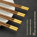 Axyaa Chicken Wing Wood Chopsticks Set | Anti-bacterial, High Temperature Resistant