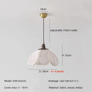 Axyaa Creamy Style E27 Led Pendant Chandelier for French Bedroom & Dining Room