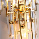 Axyaa Light Luxury Crystal Wall Lamp for Living Room, Bedroom, Study, and Hallway