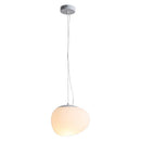 Axyaa Glass Egg Pendant Light Chandelier - Modern Ceiling Suspension Lamp