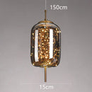 Axyaa Nordic Glass Pendant Light: Modern, Luxury, Small-Sized Design
