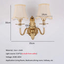 Axyaa European Copper Wall Lamp for Bedroom & Study Lighting