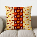 Axyaa Autumn Leaves Pattern Decorative Pillow Cover for Sofa Bedroom Car
