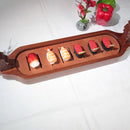 Axya Bamboo Dragon Boat Sushi Mat Bento Onigiri Buffet Platter