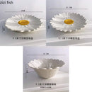 Axya Daisy Ceramic Dinner Plate Creative Tableware
