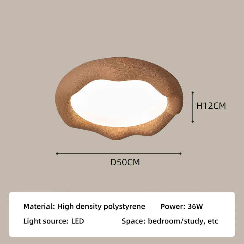 Axyaa Wabi Sabi LED Ceiling Light for Modern Home Decor