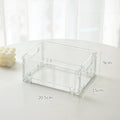 Axyaa Foldable Desk Pet Organizer with Transparent Large Capacity for Cosmetics and Stationery