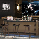 Axyaa Extra Long Sofa Table with Outlets and USB Ports