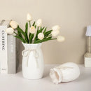 Axyaa Creative Plastic Bow Design Flower Vase for Stylish Home Decor