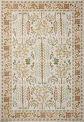 Nordic Plant Flower Print Living Room Carpet by Axyaa