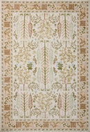 Nordic Plant Flower Print Living Room Carpet by Axyaa