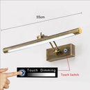 Axyaa Touch Dimmer LED Wall Lamp: Modern Nordic Sconces for Stylish Indoor Lighting