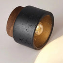 Axyaa Black Cave Stone Ceiling Lamp: Nordic Style Chandelier for Home Décor