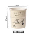 Axyaa Cute Cat Illustrations Ceramic Latte Mug