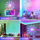 Axyaa Smart Neon LED Strip Light for Home Decor with Remote and App Control