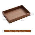 Axyaa Solid Wood Entrance Desk Organizer Tray - Storage for Keys, Jewelry, Cosmetics