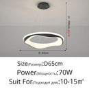 Axyaa Minimalist Art Ceiling Lamp White Black Pendant High-end Indoor Lighting