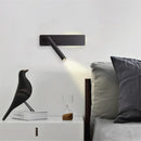 Axyaa LED Wall Lamp Reading Spot Light for Bedroom Hotel Headboard Night Book