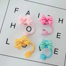 Axyaa Silicone Bow Cap for Stanley 9-10mm Sippy Cup - Cute, Safe, and Practical