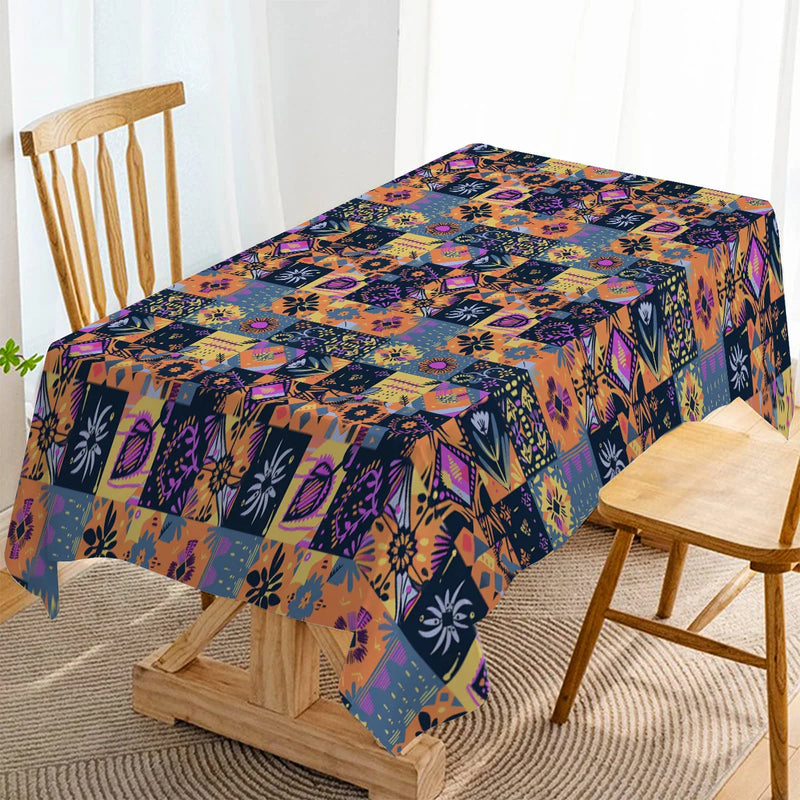 Axyaa Geometric Mandala Bohemia Table Runner - Elegant Dining & Wedding Decor