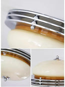Axyaa Milk Coffee Glass Ceiling Light