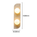 Axyaa Japanese Double Headed LED Wall Light