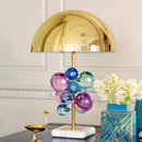 Axyaa Crystal Desk Lamp: Postmodern Colorful Lighting for Bedroom, Living Room, Study