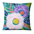 Axyaa Watercolor Flowers Painting Print Pillowcase 45x45cm Home Decor Pillows