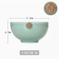Axyaa Zodiac 4.5-inch Celadon Rice Bowl - Creative Twelve Chinese Zodiac Ceramic Tableware