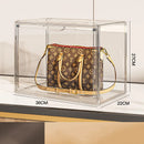 Axyaa Handbag Organizer Closet Storage Box Transparent Dust-proof Showcase Holder Females Luxe Gift