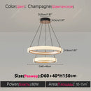Axyaa Nordic Ring Chandelier for Living, Dining & Bedroom