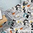 Axyaa Geometric Nordic Kitchen Bathroom Wall Stickers - Oil Proof Waterproof Backsplash Tiles