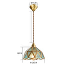 Axyaa Glass LED Pendant Lamp: Nordic Modern Home Indoor Lighting, Copper Hanglamp