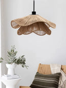 Axyaa Hemp Rope Chandelier: Nordic Minimalist LED Pendant Lights for Dining Room & Bedroom