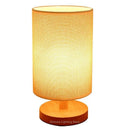 Nordic Girlish Wood & Metal Table Lamp for Bedside, Dimmable Warm Light