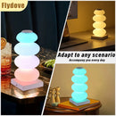 Axyaa LED Color Changing Table Lamp Touch Switch RGB Adjustable for Atmosphere