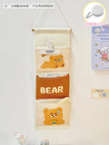 Axyaa Cartoon Wall Storage Organizer - 6 Pockets