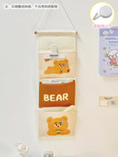 Axyaa Cartoon Wall Storage Organizer - 6 Pockets