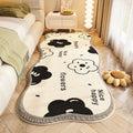 Axyaa Luxe Bedroom Carpet: Soft Fluffy High-End Area Rug for Children's Room