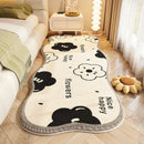 Axyaa Luxe Bedroom Carpet: Soft Fluffy High-End Area Rug for Children's Room