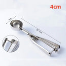 Axyaa Stainless Steel Ice Cream Spoon with Spring Handle and Watermelon Ball Spoon