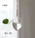 Axyaa Angel Glass Vase for Living Room Decor with Hanging Hydroponic Flowers